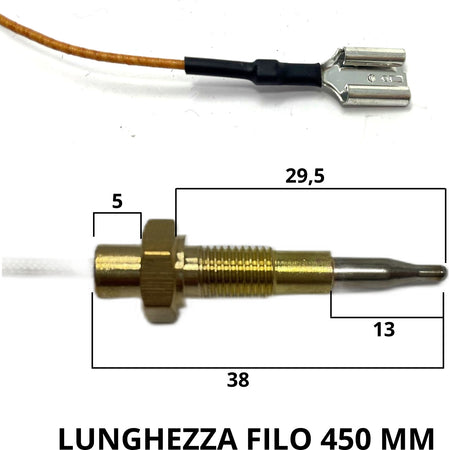 FRANKE - TERMOCOPPIA SICUREZZA GAS CUCINA ORIGINALE 1982192 - 1981316 FORNELLI Casa e cucina/Grandi elettrodomestici/Accessori e parti di ricambio/Ricambi e accessori per piani cottura/ Rossi Ricambi - Venetico Marina, Commerciovirtuoso.it