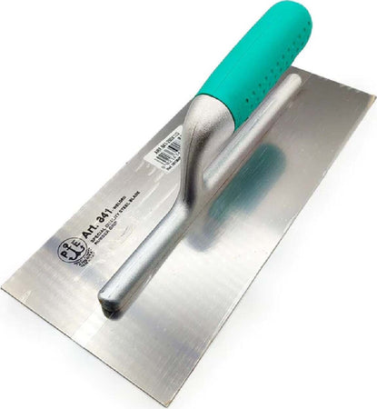 Frattone americano liscio in acciaio con manico in gomma 12 x 28 cm Fai da te/Utensili elettrici e a mano/Utensili a mano/Utensili per muratura e piastrellatura/Cazzuole/Cazzuole di finitura La Zappa - Altamura, Commerciovirtuoso.it