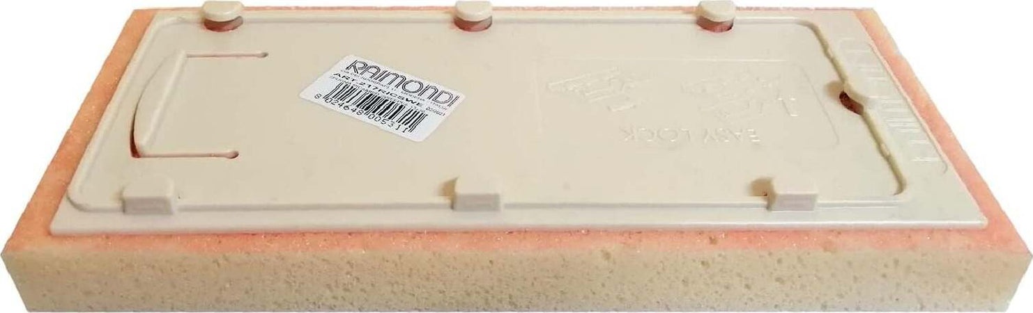 Frattone di spugna per ricambio con sistema di attacco rapido Fai da te/Utensili elettrici e a mano/Utensili a mano/Utensili per muratura e piastrellatura/Cazzuole/Cazzuole di finitura La Zappa - Altamura, Commerciovirtuoso.it