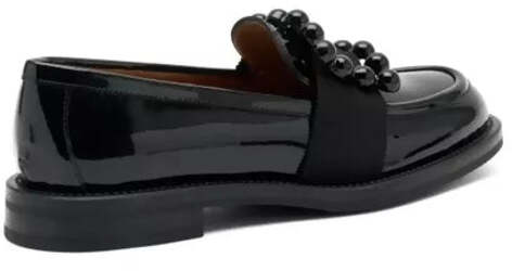 Frau donna mocassini in vernice lucida con accessorio