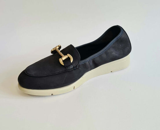 Frau donna mocassino comfort in nabuk