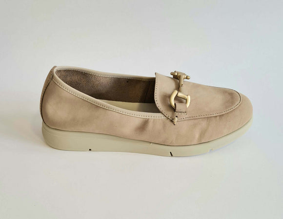 Frau donna mocassino comfort in nabuk