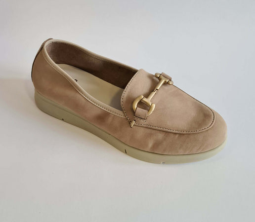 Frau donna mocassino comfort in nabuk