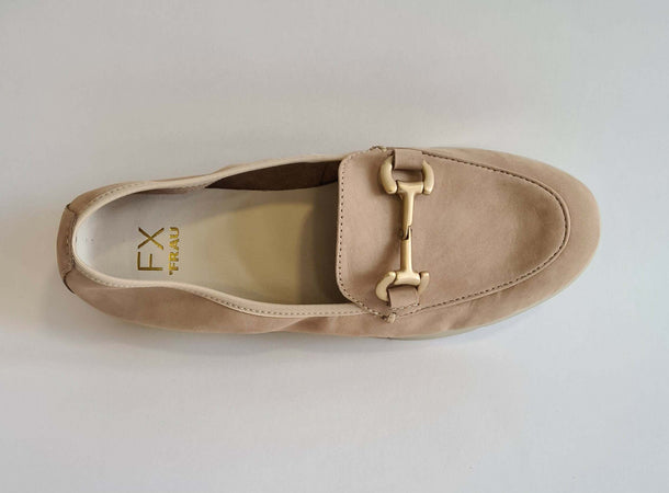 Frau donna mocassino comfort in nabuk