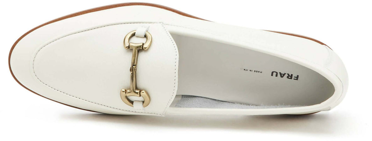 Frau Donna Mocassino In Pelle Con Morsetto Nuova Collezione