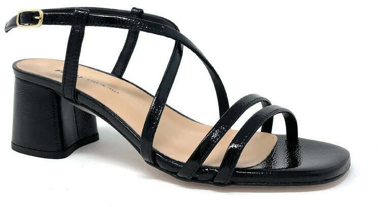 Frau Donna Sandali Donna in Pelle Tacco 5 Cm Con Fascette Nuova Collezione