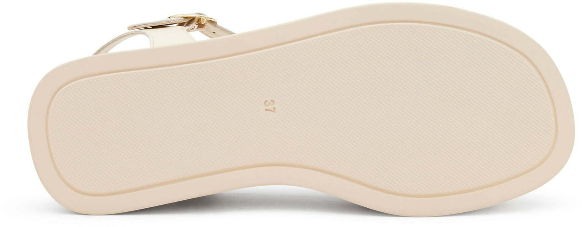 Frau Donna Sandalo Platform 4 Cm a Fascia Con Inserto a Rafia Beige Nuova Collezione