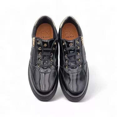 Frau donna sneakers in pelle liucida