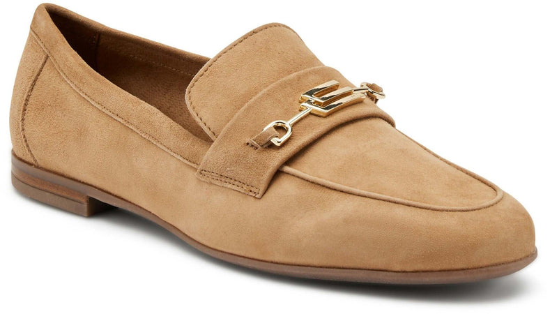 Frau Mocassini Donna in Camoscio Beige Mocassino Classico 95B3