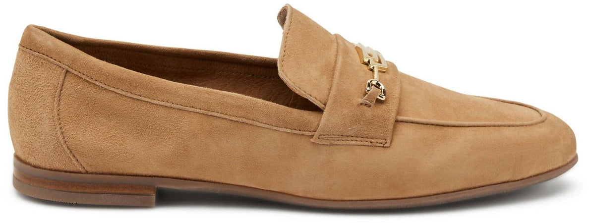 Frau Mocassini Donna in Camoscio Beige Mocassino Classico 95B3