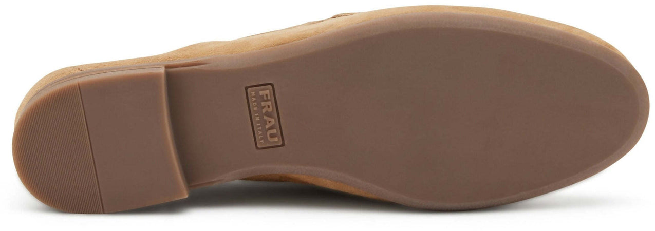 Frau Mocassini Donna in Camoscio Beige Mocassino Classico 95B3