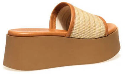 Frau Sandalo Donna A Fascia Con Zeppa In Rafia Ciabatte A Fascia In Rafia Con Zeppa 5.5 Cm Primavera-estate 2022