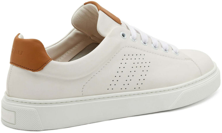 Frau Sneakers Uomo Bianche 28 M3 in Pelle Lacci Suola in Gomma