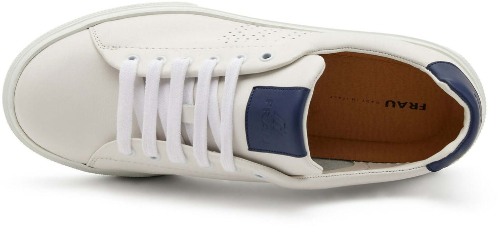 Frau Sneakers Uomo Bianche 28 M3 in Pelle Lacci Suola in Gomma