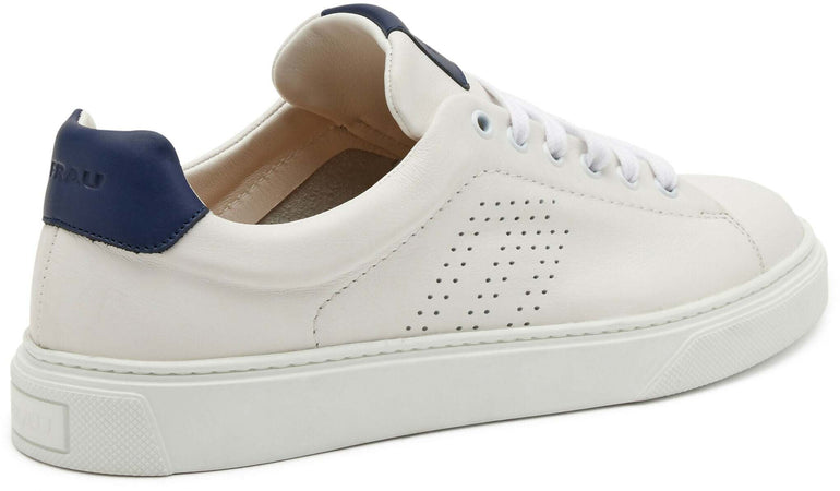 Frau Sneakers Uomo Bianche 28 M3 in Pelle Lacci Suola in Gomma