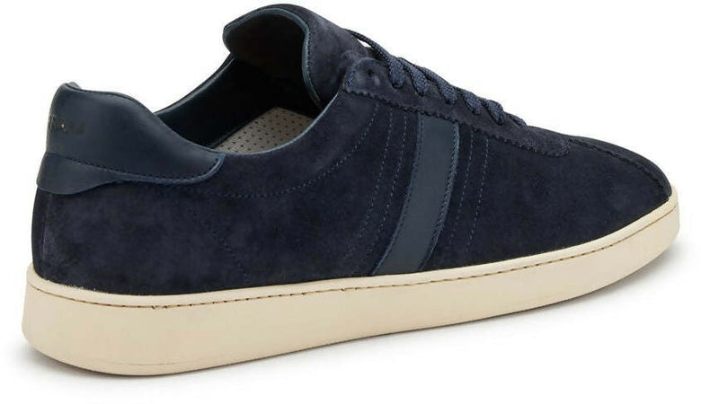 Frau Sneakers Uomo Camoscio Blu 24B3 Scarpe in Pelle Suola in Gomma