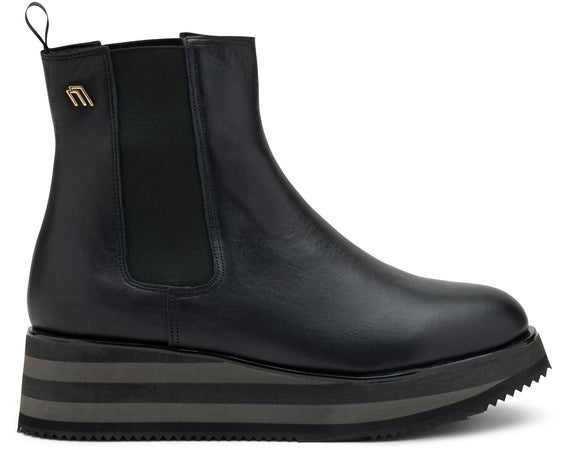 Frau Stivaletti Beatles Donna In Pelle / Camoscio Stivaletto Basso Suola Platform 5.5cm Nuova Collezione