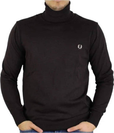 Fred Perry Pullover Uomo Collo Alto Dolcevita Maniche Lunghe Maglia Lupetto Regular Fit Invernale Logo Ricamato Maglione Moda/Uomo/Abbigliamento/Maglioni e cardigan/Maglioni Euforia - Bronte, Commerciovirtuoso.it