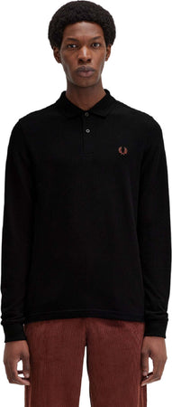 Fred-Perry-T-shirt-e-Polo-Nero-da-uomo