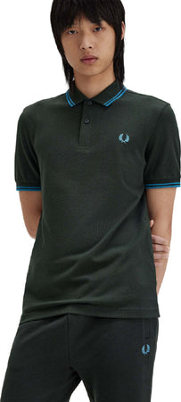 Fred-Perry-T-shirt-e-Polo-Verde-da-uomo