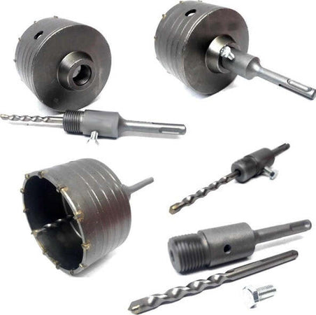 Fresa-Carotatrice-A-Tazza-Per-Per-Muro-Da-30mm-A-160mm-+-Asta-Da-11-Cm-Sds-Max