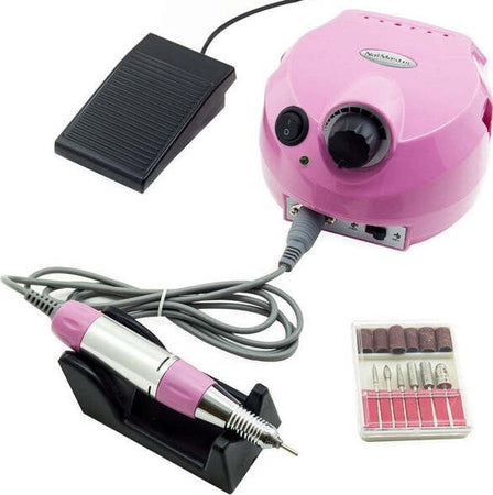 Fresa-Ricostruzione-Unghie-Nail-Art-Pro-35000-Giri-Manicure-Pedicure-Con-Pedale