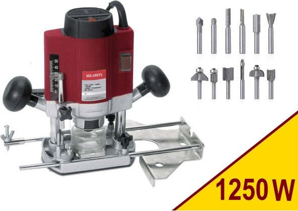 Fresatrice Verticale Elettrica 1250w Fresa Legno Pantografo 12mm Con 12 Frese Fai da te/Utensili elettrici e a mano/Utensili elettrici/Frese verticali Trade Shop italia - Napoli, Commerciovirtuoso.it