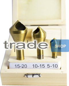 FRESE CONICHE 3 PUNTE SVASATRICI FRESA CONICA SVASARE METALLO 15-20 10-15 5-10 Fai da te/Utensili elettrici e a mano/Accessori per utensili elettrici/Accessori per la fresatura/Frese a candela/Frese coniche Trade Shop italia - Napoli, Commerciovirtuoso.it