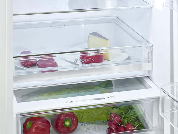 Frigorifero Combinato TOTAL NO FROST Inverter 317 Litri Alto 185.5 Inox Severin KGK 8942