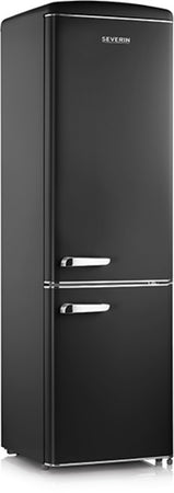 Frigorifero Retrò doppia porta Combinato Severin Nero RKG 8922