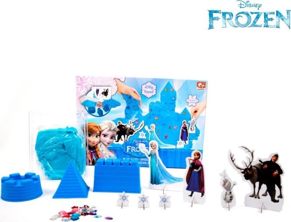 Frozen-Castello-Di-Elsa-Set-Di-Sabbia-Da-Modellare-+-Personaggi-Disney-Bambine