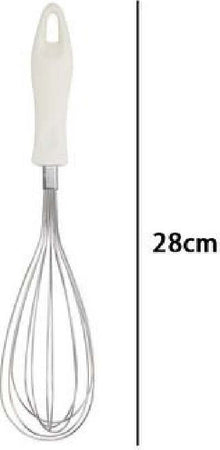 Frusta 28cm Con Manico In Plastica Bianca Utensile Da Cucina Pasticceria 66158 Casa, arredamento e bricolage > Cucina > Utensili Cucina Trade Shop italia - Napoli, Commerciovirtuoso.it