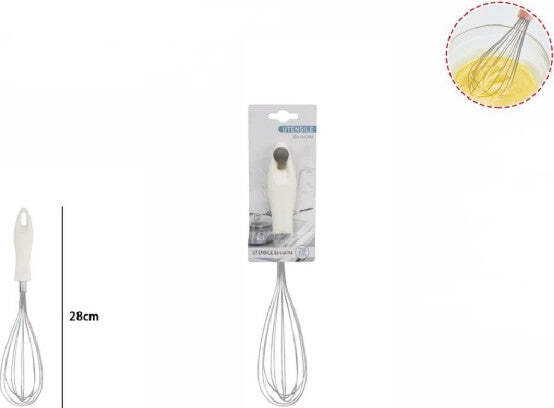 Frusta-28cm-Con-Manico-In-Plastica-Bianca-Utensile-Da-Cucina-Pasticceria-66158