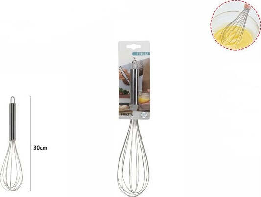 Frusta-30cm-Sbattitore-Sbatti-Uova-Montare-Dolce-Acciaio-Utensile-Cucina-66199
