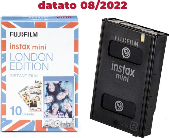 Fujifilm Instax Mini Film Pellicola Istantanea per Fotocamere London Edition, Formato 46x62 mm, Confezione da 10 Foto