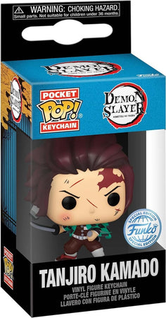 FUNKO-POP!-KEYCHAIN:-DEMON-SLAYER---TANJIRO-KAMADO---BLOODY--MINI-FIGURA-IN-VINILE-DA-COLLEZIONE