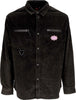 FUNKY-Camicia-Manica-Lunga-Uomo-Ultra-Corduroy-Shirt-Black-da-uomo