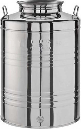 Fusto 50l per Alimenti Graffato in Acciaio Inox 18/10 Chiusura Ermetica Casa e cucina/Contenitori e barattoli/Conservazione cibi/Contenitori per alimenti/Contenitori Non solo alimenti - Albano Laziale, Commerciovirtuoso.it