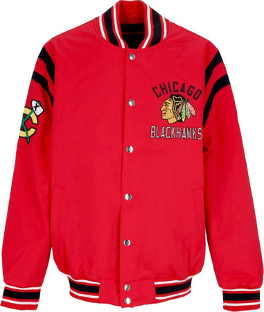 G-III-Giubbotto-Bomber-Uomo-Nhl-Tailback-Varsity-Jacket-Chibla-Original-Team-Colors-da-uomo