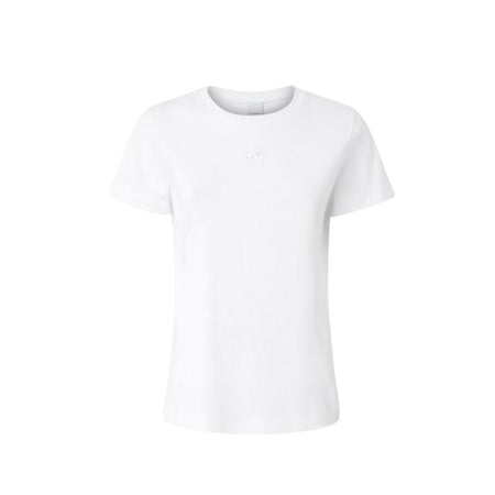 Pinko t-shirt donna pinko - bussolotto t-shirt jersey - bianco da donna