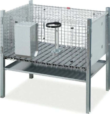 Gabbia zincata per coniglio maschio con mangiatoia ed abbeveratoio Commercio Industria e Scienza/Attrezzature e forniture agricole/Pollame piccioni e selvaggina/Attrezzature per pollaio/Pollai e gabbie La Zappa - Altamura, Commerciovirtuoso.it