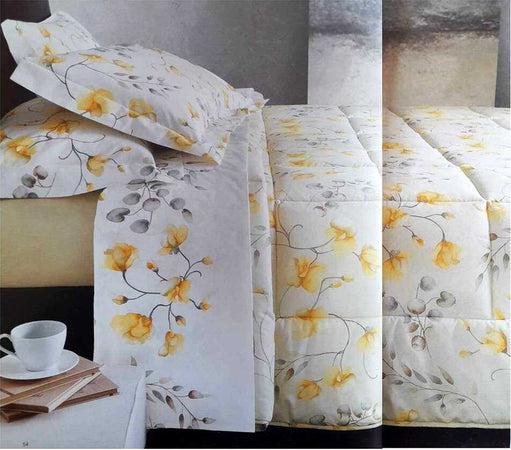 Gabel Trapunta Matrimoniale Invernale Memory Cotone Panna/giallo Casa e cucina/Tessili per la casa/Biancheria da letto/Coperte e trapunte/Trapunte La Bottega del Risparmio - Bari, Commerciovirtuoso.it