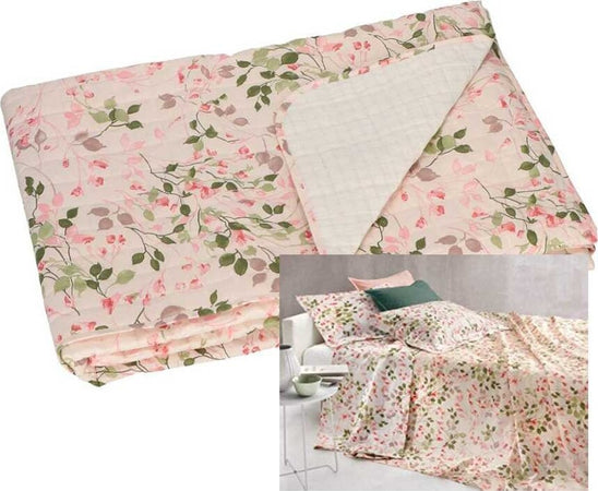 GABEL-TRAPUNTINO-COPRILETTO-TRAPUNTATO-LETTO-MATRIMONIALE-COTONE-ELISIR-ROSA