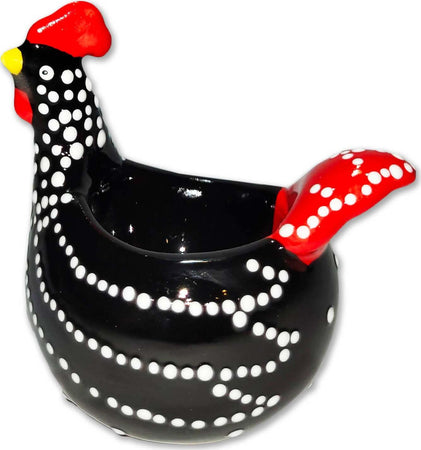 Gallina Porta Uovo In Ceramica Gallinella Colorata Porta Uovo Sodo 7x9 Cm Gallina Porta Uova Nera e Rossa Originale Idea Regalo Casa e cucina/Stoviglie/Piatti ciotole e vassoi/Porta uova Ideart - Valdilana, Commerciovirtuoso.it