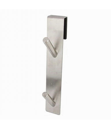 Gancio Doppio Per Porta Box Doccia Per Appendere Asciugamani Bagno 4x18 Cm 87766