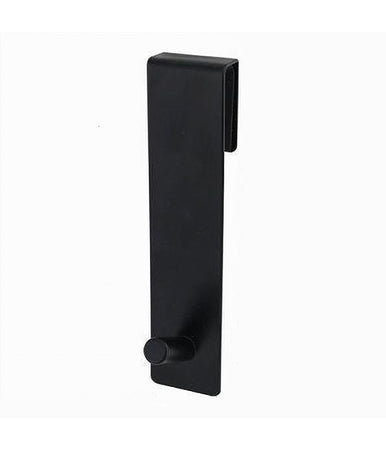 Gancio Per Box Doccia Appendi Asciugamano Accappatoio Bagno 4x13.5 Cm Nero 87769