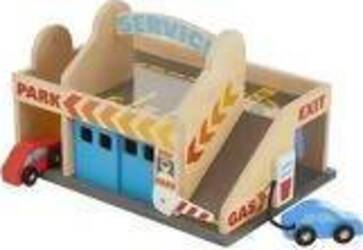 Garage Auto con Autolavaggio GIOCO IN LEGNO Papau - Giammoro, Commerciovirtuoso.it