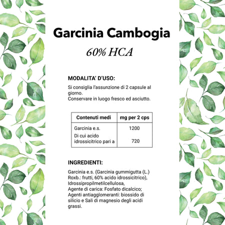 Garcinia Cambogia Extra Forte Pura 60% HCA 60-1200mg Integratori per Dimagrire Blocca Fame Soppressore Appetito Brucia Grassi Naturale Termogenico Salute e cura della persona/Alimentazione e nutrizione/Prodotti dimagranti e perdita di peso/Garcinia cambogia The Light Nutrition - Milano, Commerciovirtuoso.it