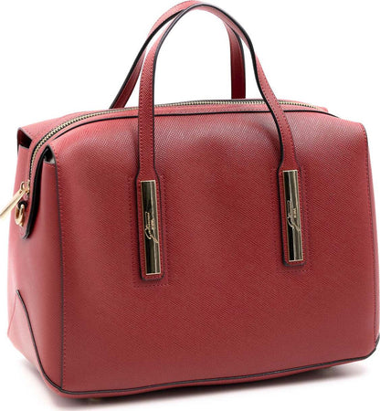Gattinoni Binnr7518wvp400 Borsa Donna A Mano Bauletto Rossa 100% Pu Borsa Doppio Manico Con Tracolla E Chiusura A Cerniera 27x23x16cm Moda/Donna/Borse/Borse a mano Starbag - Gaeta, Commerciovirtuoso.it