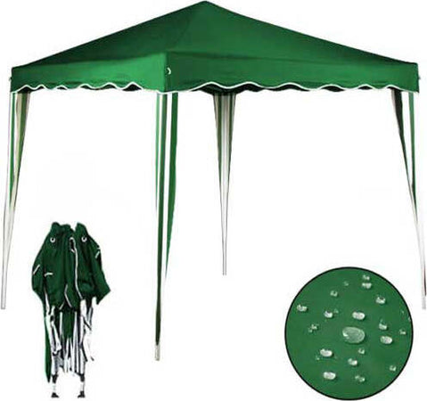 Gazebo-3x3-Pieghevole-Verde-Impermeabile-Richiudibile-Tendone-Giardino-Con-Sacca